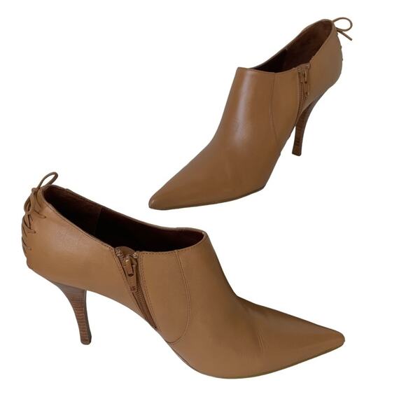 Alfani Women Leather Ankle Boots Bamboo Color 9.5M - Picture 6 of 12